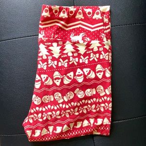 —One Size LuLaRoe Christmas Leggings